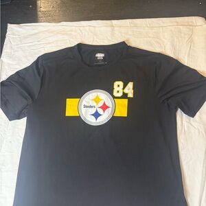 Steelers Black and Yellow Graphic Tee XL  Brown sports fans casual athlete
